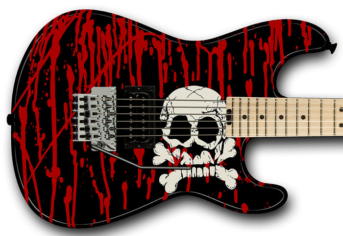 Blood N' Skull Guitar Wrap