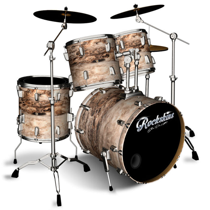 Burled Tree Bark Drum Wrap