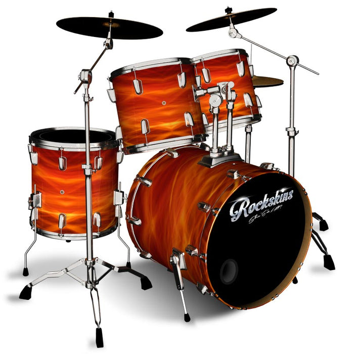 Fire in the Sky Drum Wrap