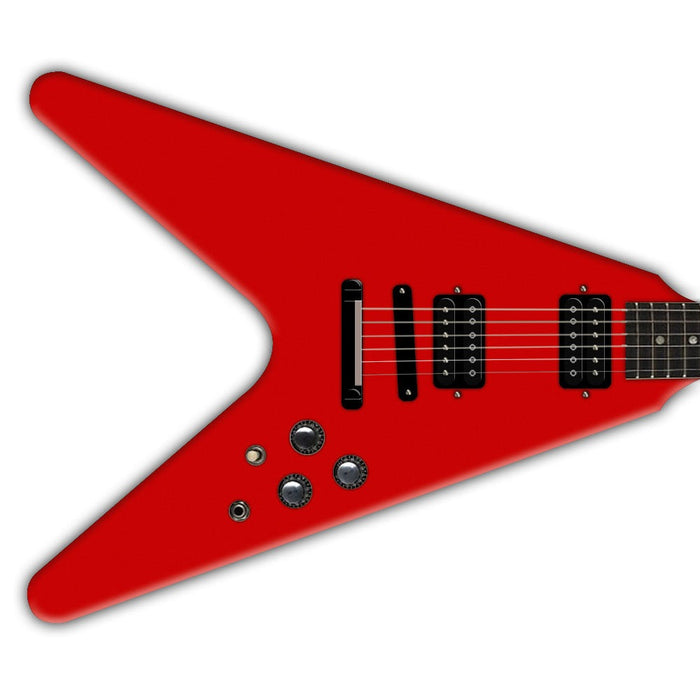 Geranium Red Guitar Wrap