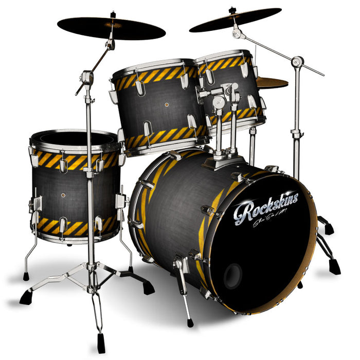 Hazardous tops and bottom Drum Wrap