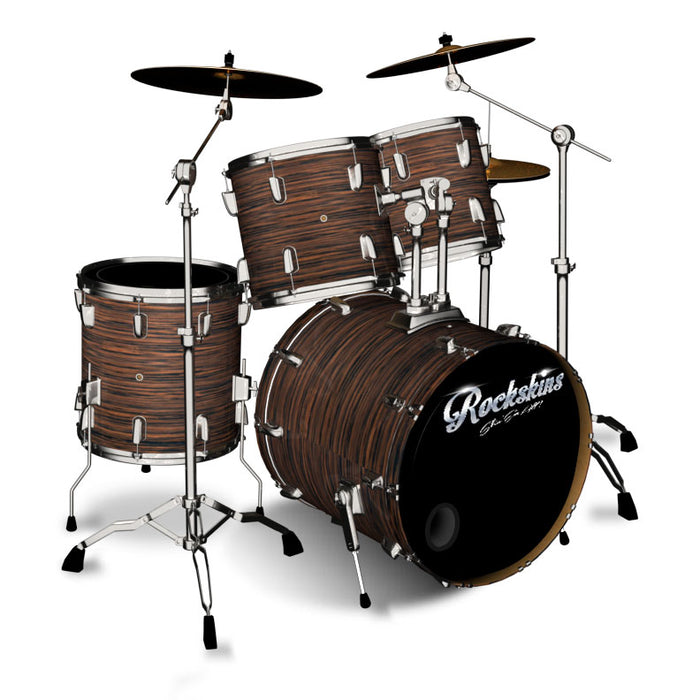 Italian Dark Wood Drum Wrap