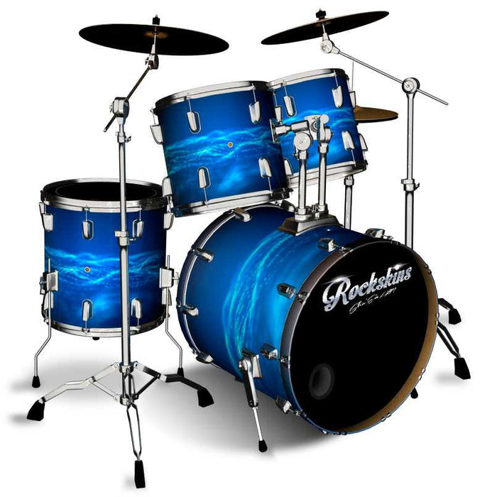 Rising Cobalt Drum Wrap