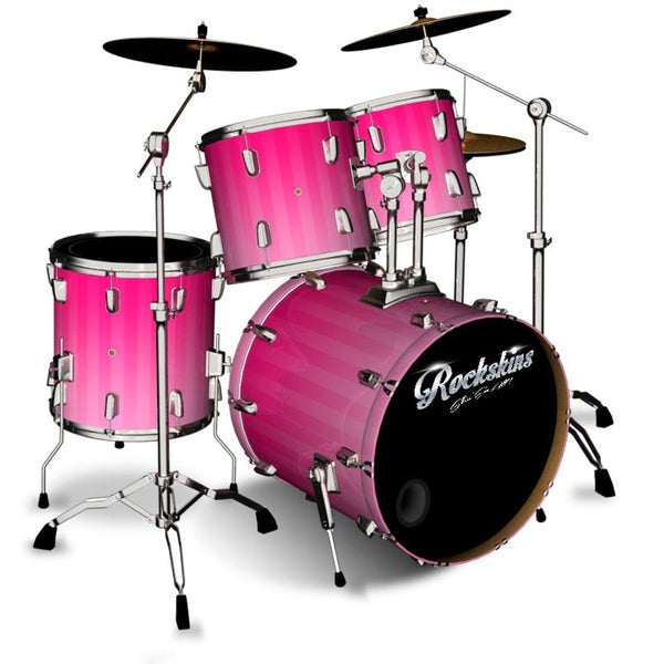 Hot Pink Camo Drum Wrap – Rockskins