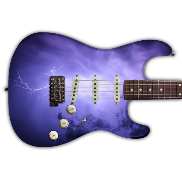 Purple Haze Lightning Guitar Wrap – Rockskins
