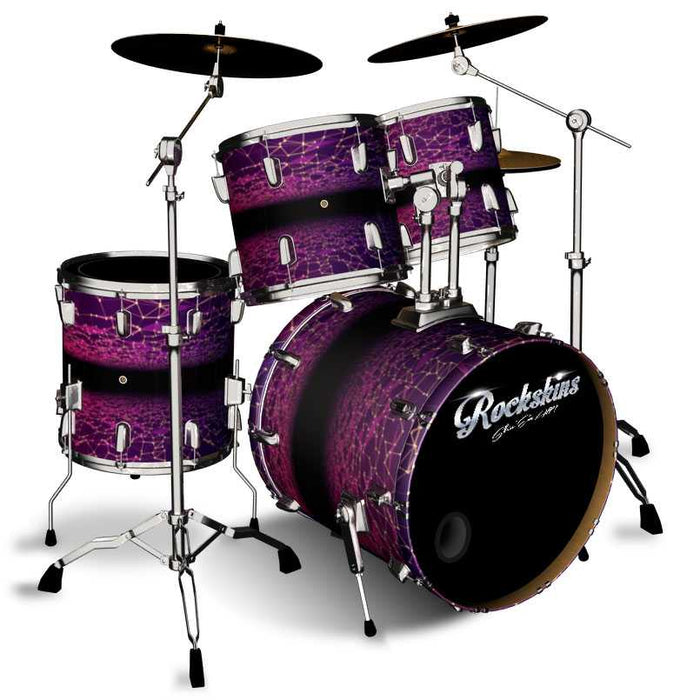 Purple Matrix Drum Wrap