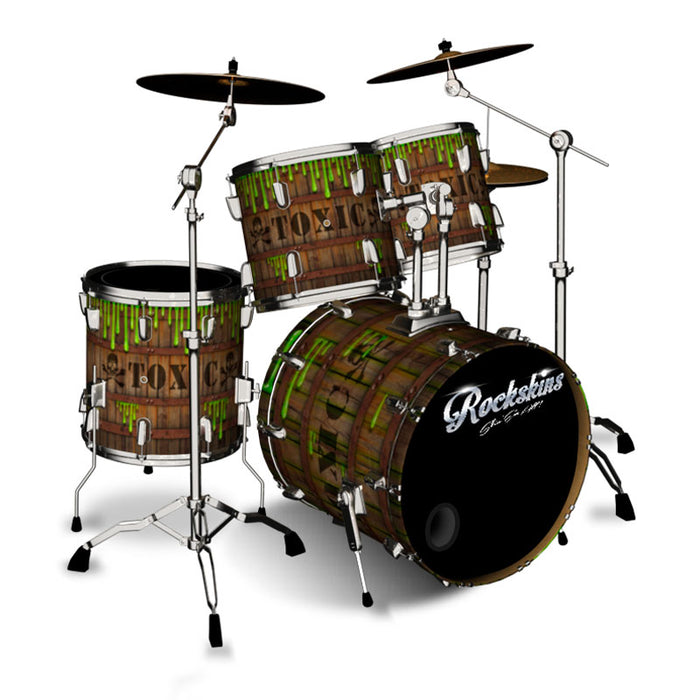 Toxic Green Slime Barrel Drum Wrap