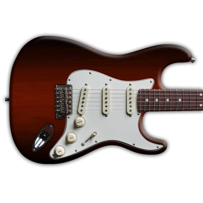 Wood Grain Fade 7 Guitar Wrap
