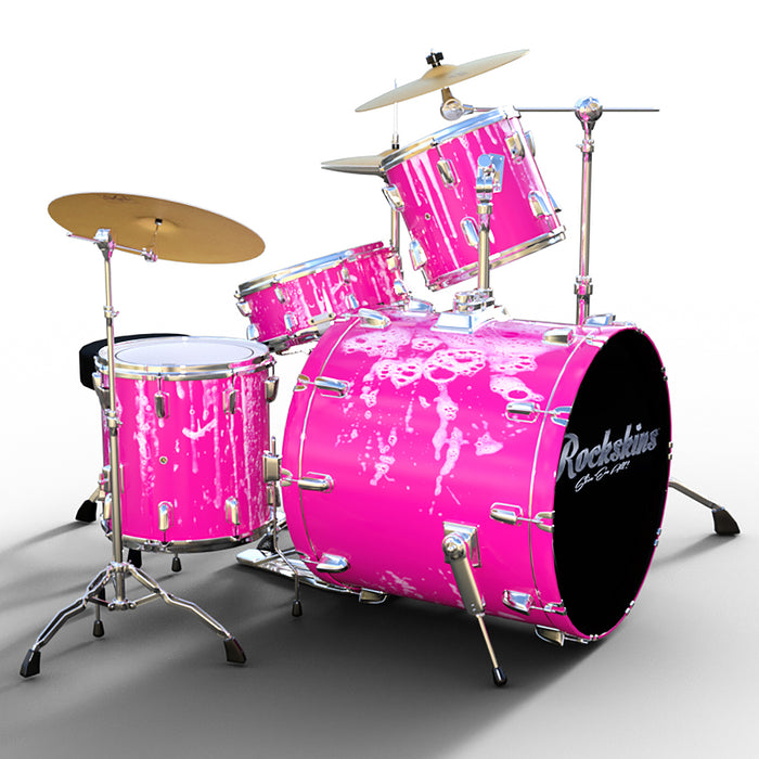 Bubble Bath Pink Drum Wrap