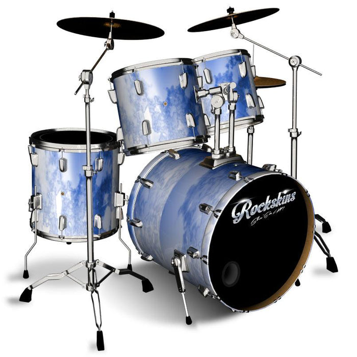 Blue Abalone Drum Wrap
