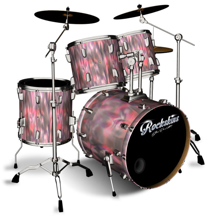 Pink Abalone Drum Wrap