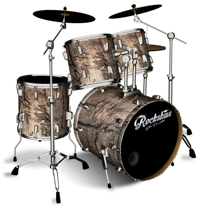 Withered Tree Bark Drum Wrap