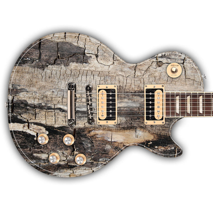 Scarred & Cracked Tree Bark Guitar Wrap