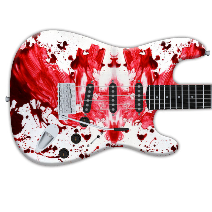 Bloody Fingerpaint Guitar Wrap