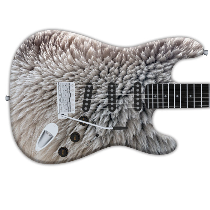 Polar Bear Fur Guitar Wrap