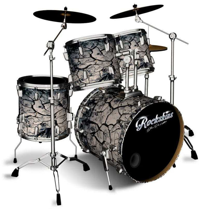 Old Cracked Paint Grunge Drum Wrap