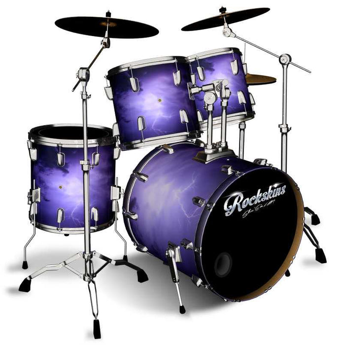 Purple Haze Lightning Drum Wrap
