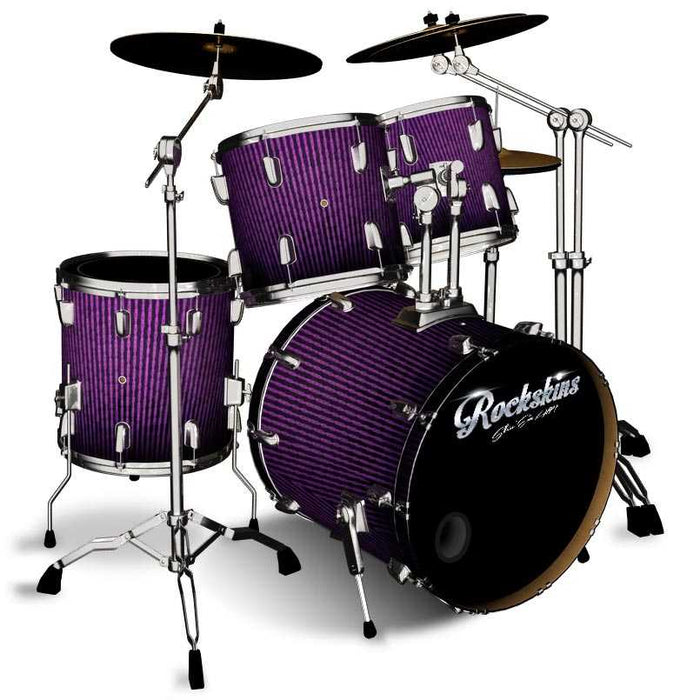 Purple Digits Matrix Drum Wrap