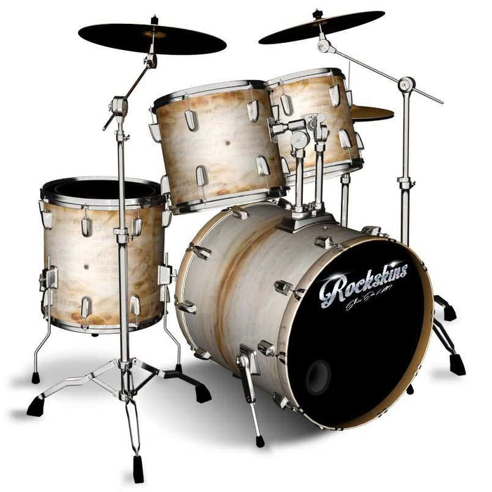 Grunge Sheet Music Drum Wrap