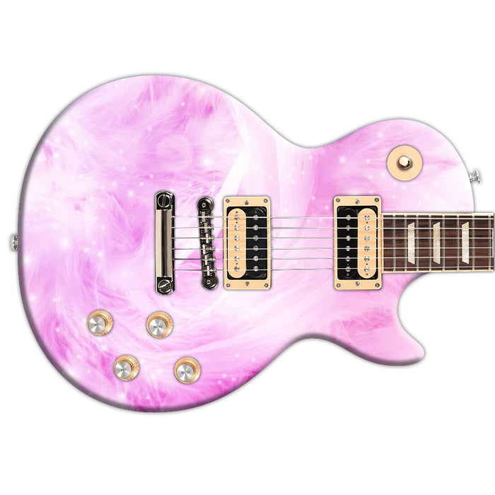 Pink Feathers Guitar Wrap
