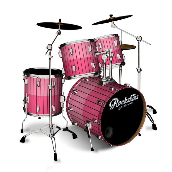 Pink Fence Drum Wrap