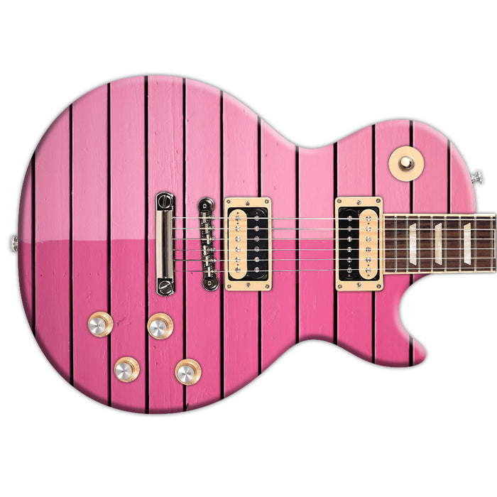 Pink Fence Guitar Wrap