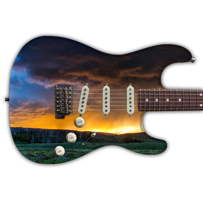 Stormy Skylines Guitar Wrap