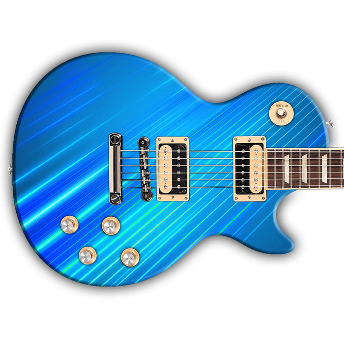 Trippy Blue Laser Guitar Wrap